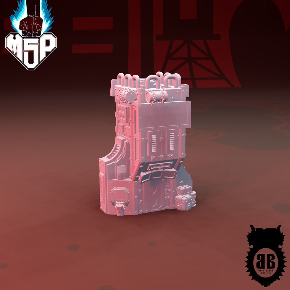 Thumbnail: Tech Shanty Building 4 - Bits Blitz Designs Industrial Terrain