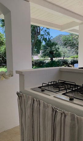 VISTA DA CUCINA ESTERNA CALA PIRA 2020 (