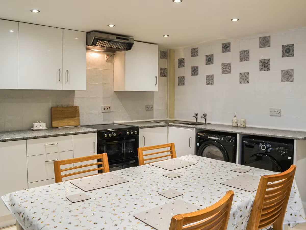 Dining area inside Just Jane’s Hangout