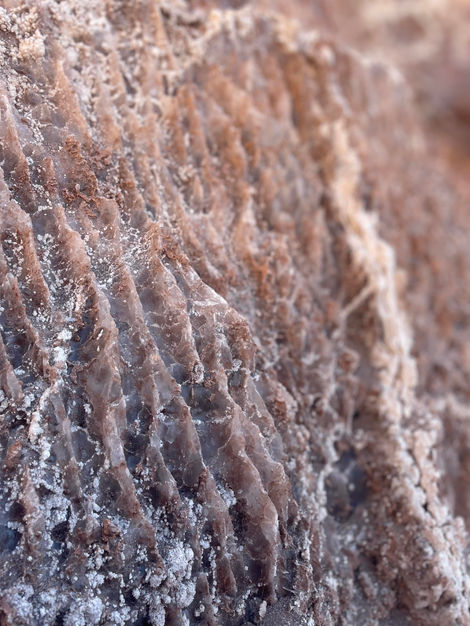 crystaux de sel, valle de la luna
