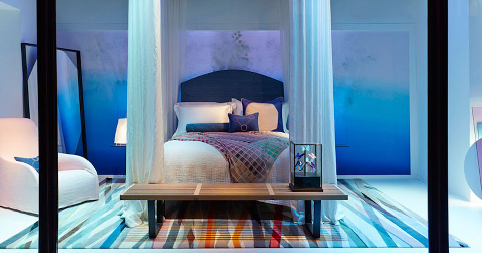 master bedroom window display harrods