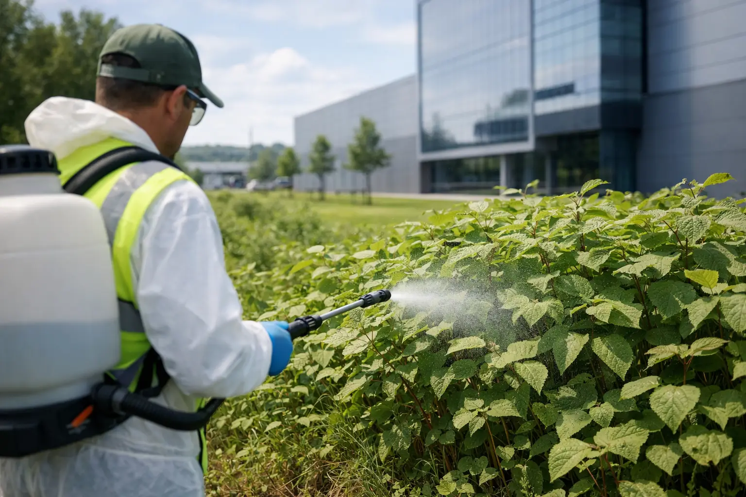 Commercial Knotweed Treatment Example