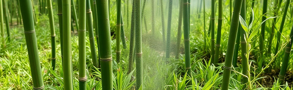 bamboo contamination the lawn with small shoots.jpg
