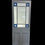 Thumbnail: Victorian Vestibule internal Door Antique Cut Stained Etched Old Period Reclaim