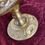 Thumbnail: Pair Of Antique Gilt Brass Door Handles French Baroque Unique Sets Push Pull Old