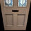 Thumbnail: LARGE VICTORIAN STAINED GLASS FRONT DOOR PERIOD OLD RECLAIMED ANTIQUE LEAD WOOD