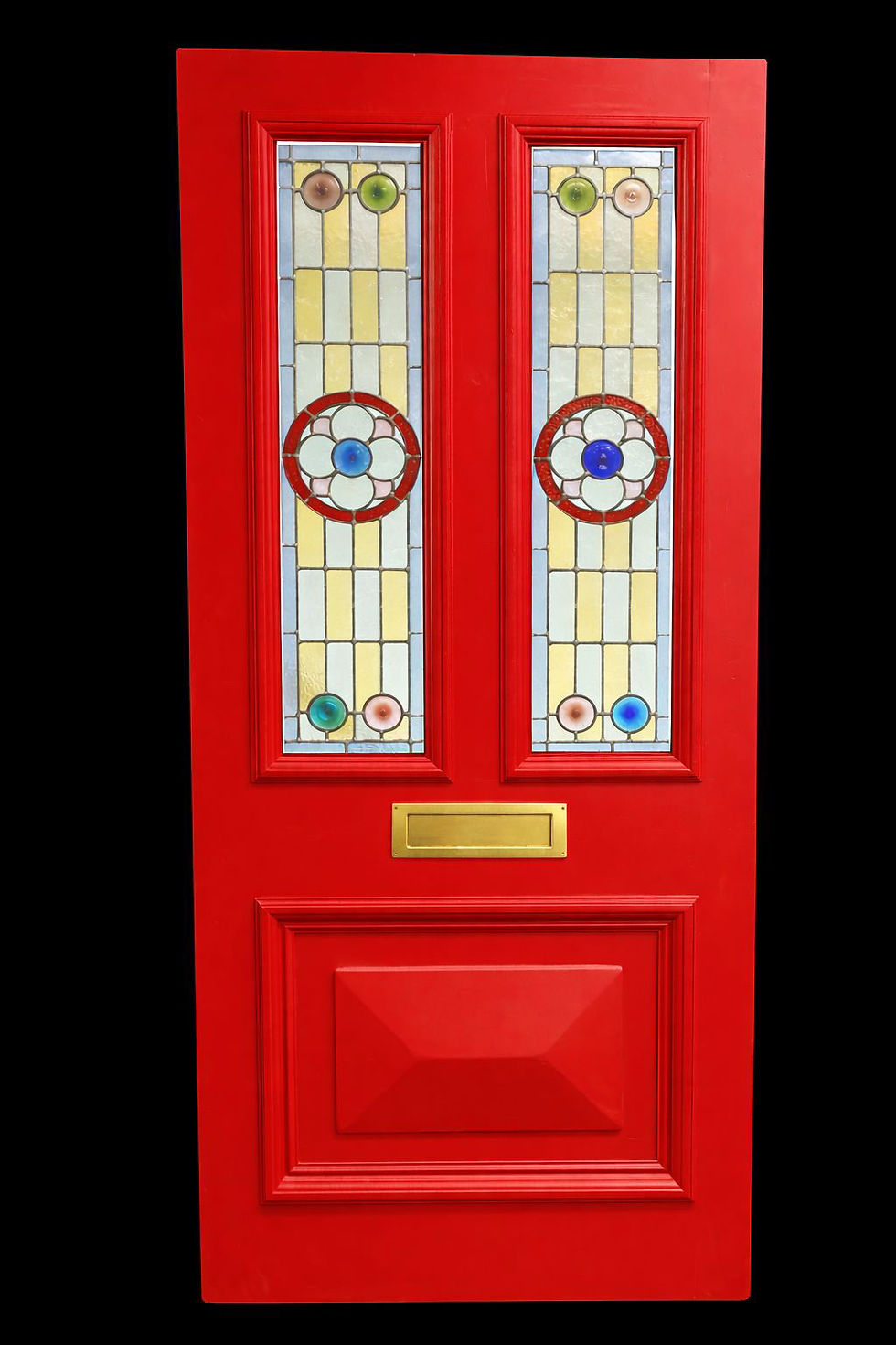 Thumbnail: Bespoke Victorian Stained Glass Doors Frames Panels Made To Order 250 Deposit ..