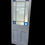 Thumbnail: Victorian Vestibule internal Door Antique Cut Stained Etched Old Period Reclaim