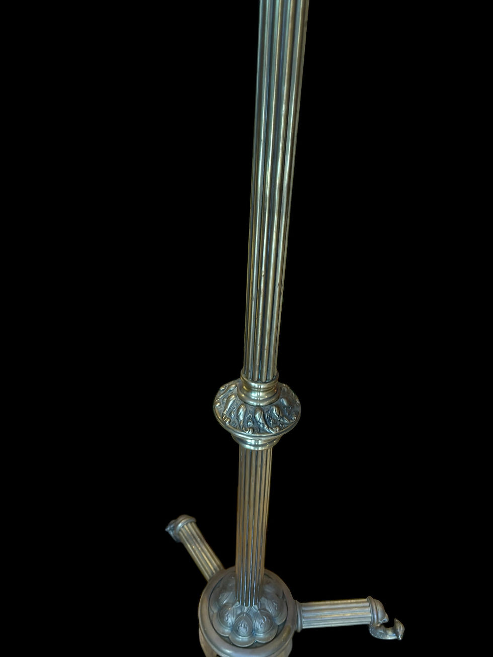 Thumbnail: Antique 19th Century Regency Brass Candelabra Rare Old 12 Candle Period Light