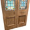 Thumbnail: Victorian Stained Glass French Front Doors Reclaimed Period Old Antique Lead
