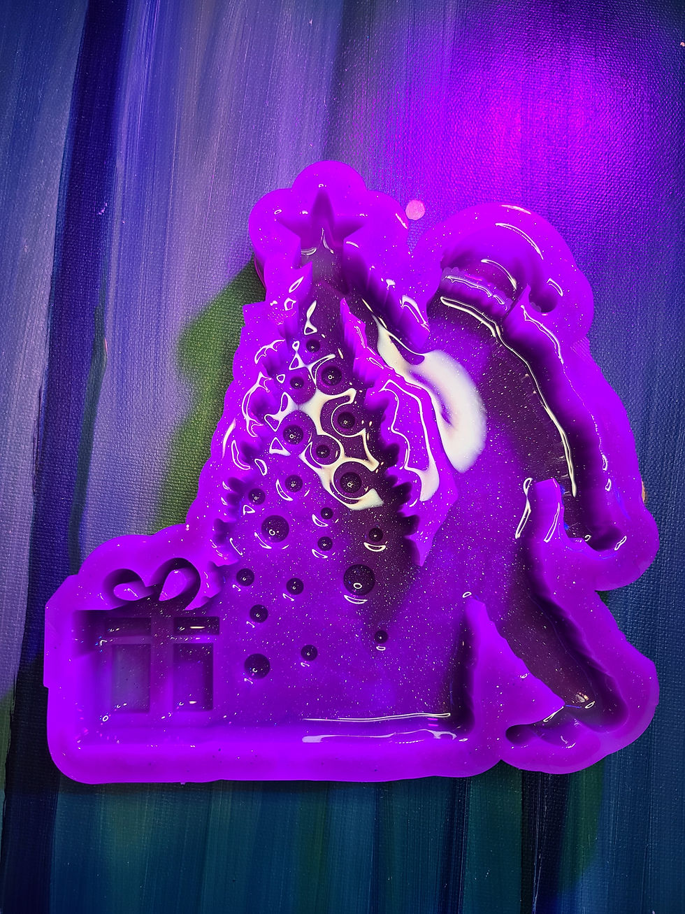Thumbnail: XL Bigfoot Christmas Tree Standing Glossy Handmade Silicone Mold