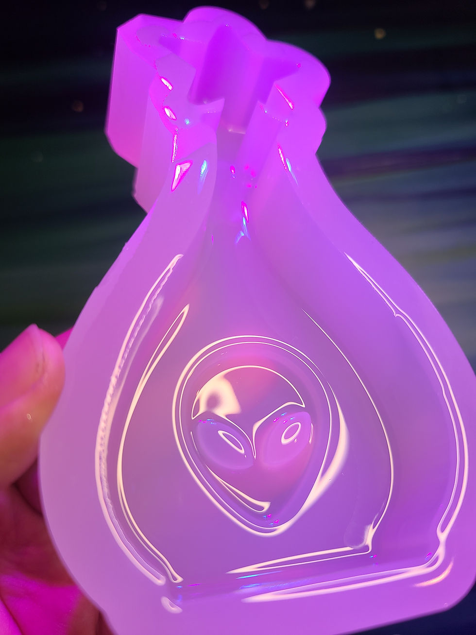 Thumbnail: Alien Star Potion Large 3D Standing Handmade Silicone Mold