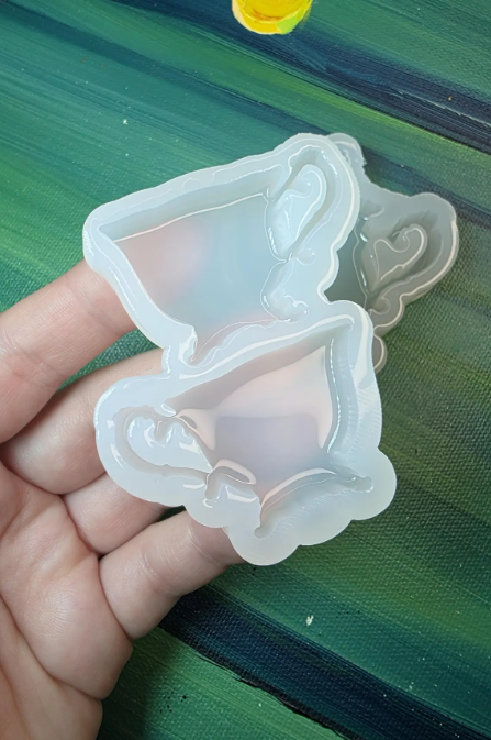 Thumbnail: Teapot Glossy Mold Teacup Set Silicone Mold Glossy handmade Silicone Mold