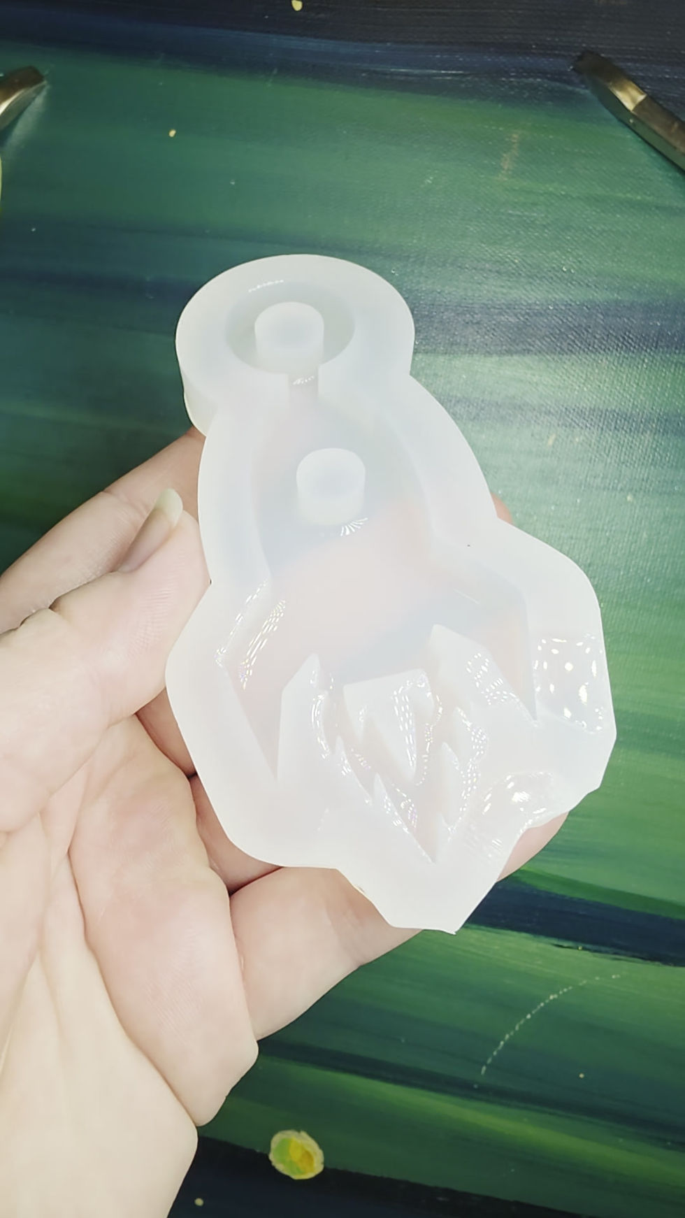 Thumbnail: Looped Rocket Handmade Silicone Mold