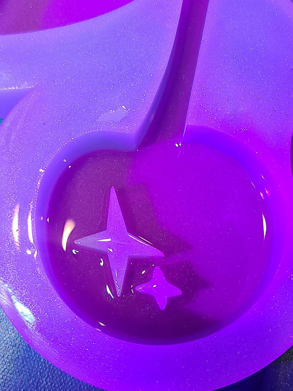 Thumbnail: XL Sparkle Cherry Standing Handmade Silicone 0