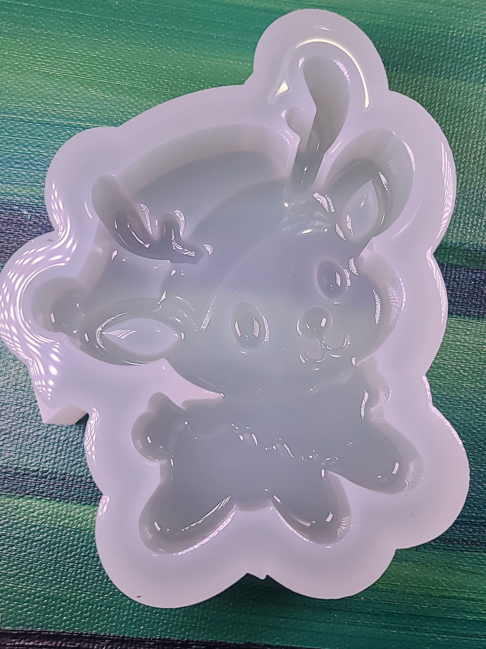 Thumbnail: Reindeer Glossy Standing 3D Handmade Silicone Mold
