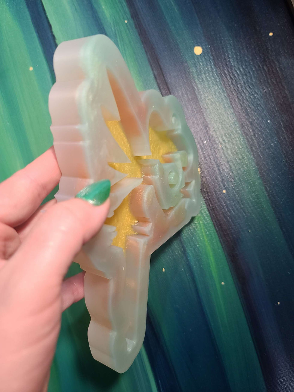 Thumbnail: XL Fairy Star wand Handmade Silicone Mold Wall Art
