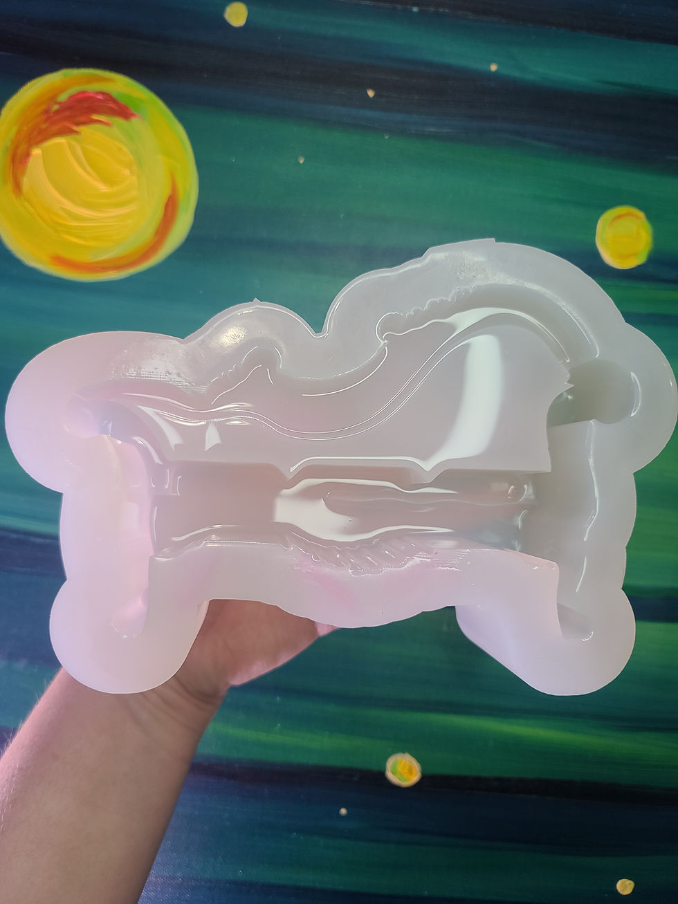Thumbnail: Lounge Chair Chaise Furniture Glossy Standing Handmade Silicone Mold