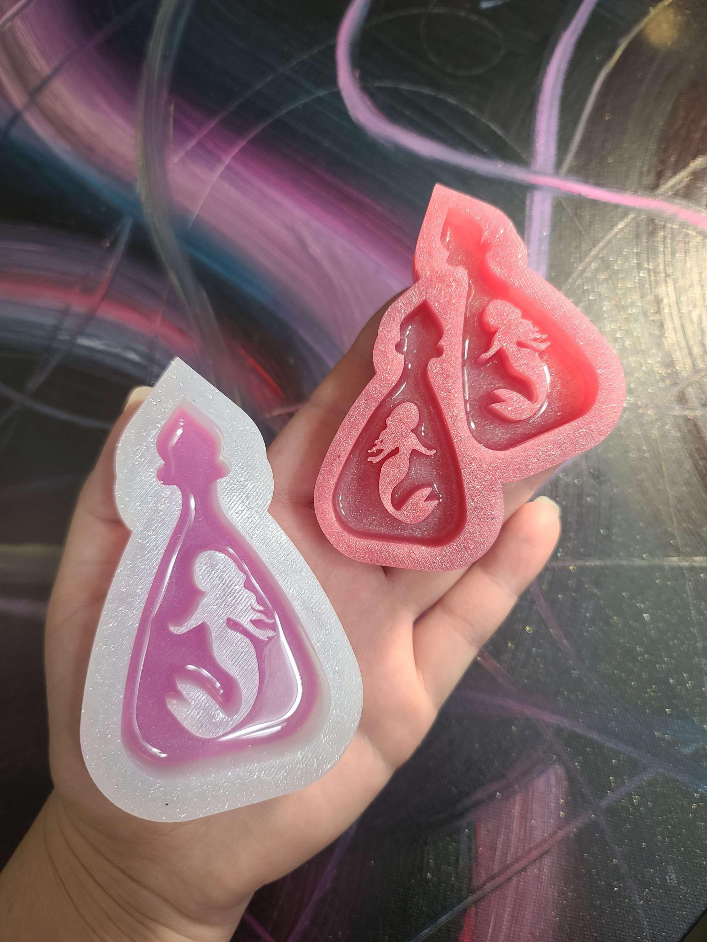Mermaid Potion Choose Size! Silicone Molds for Earrings, Keychains, Magnets 