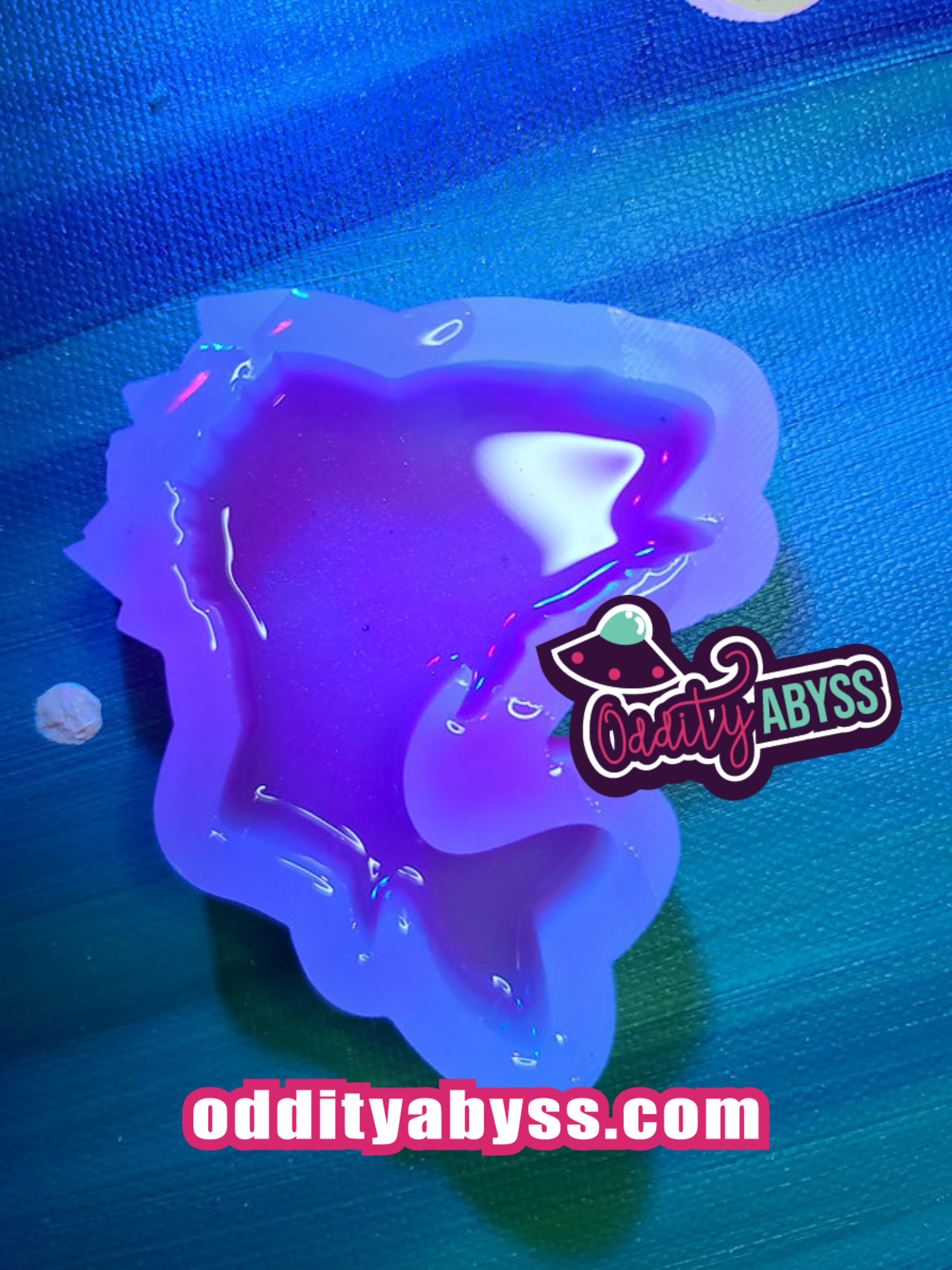 Jumping Bass Fish Silicone Mold handmade Glossy 