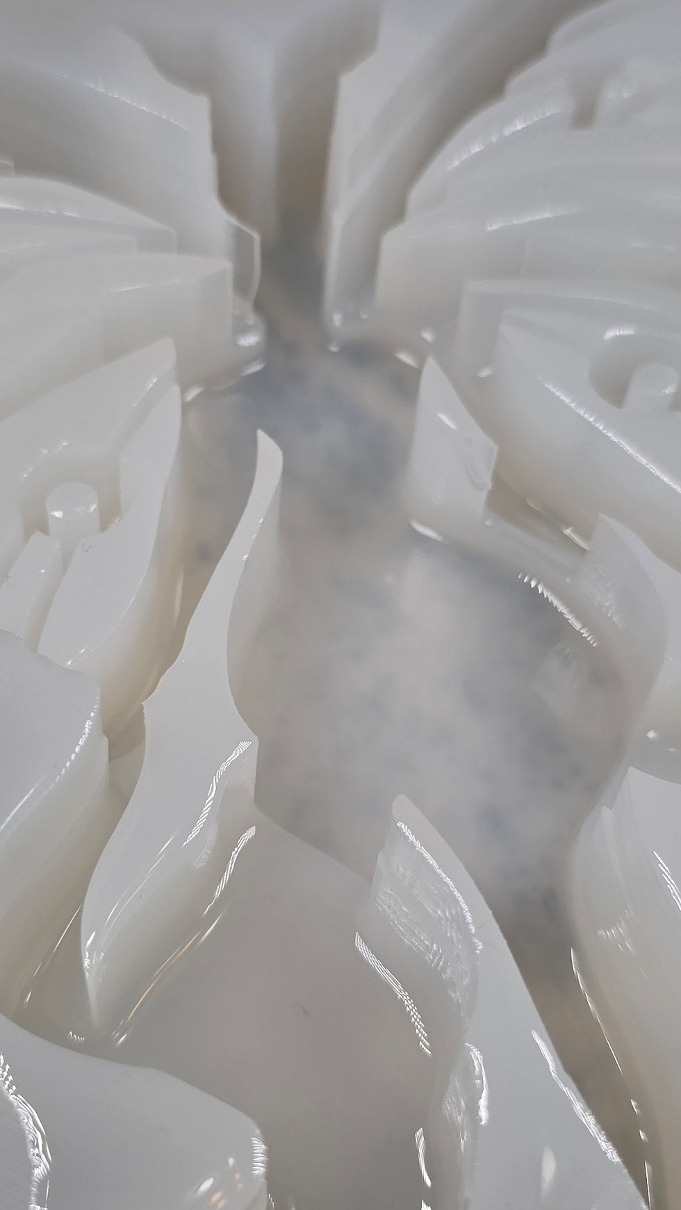 Thumbnail: XL Luna Moth 3d Fairy Mold Handmade Silicone Mold Standing Deep Mold