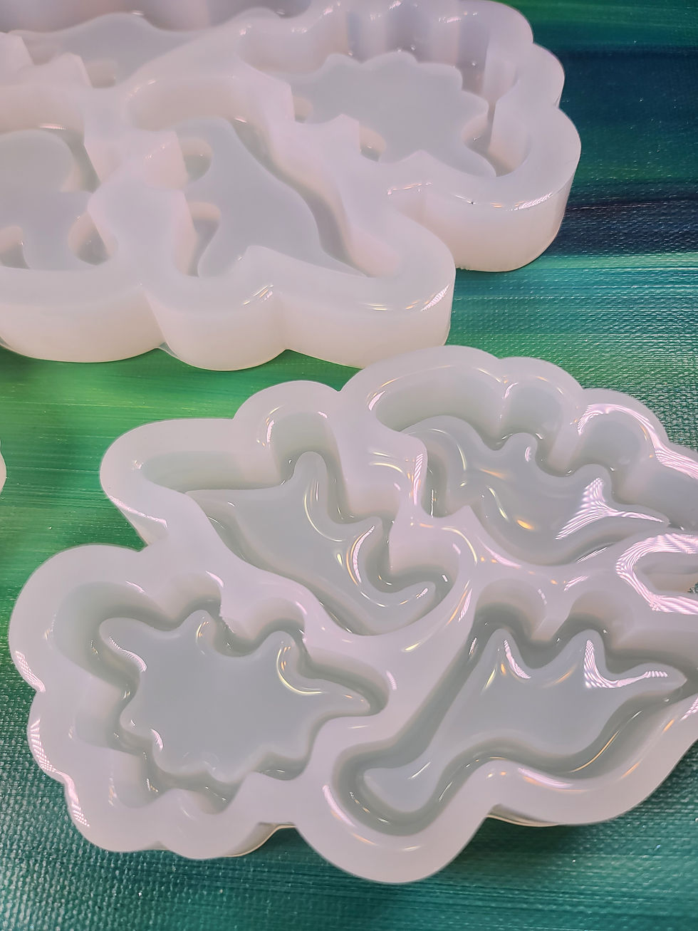 Thumbnail: Shaker Dino Nugget Palette Glossy Handmade Silicone Mold Choose Size