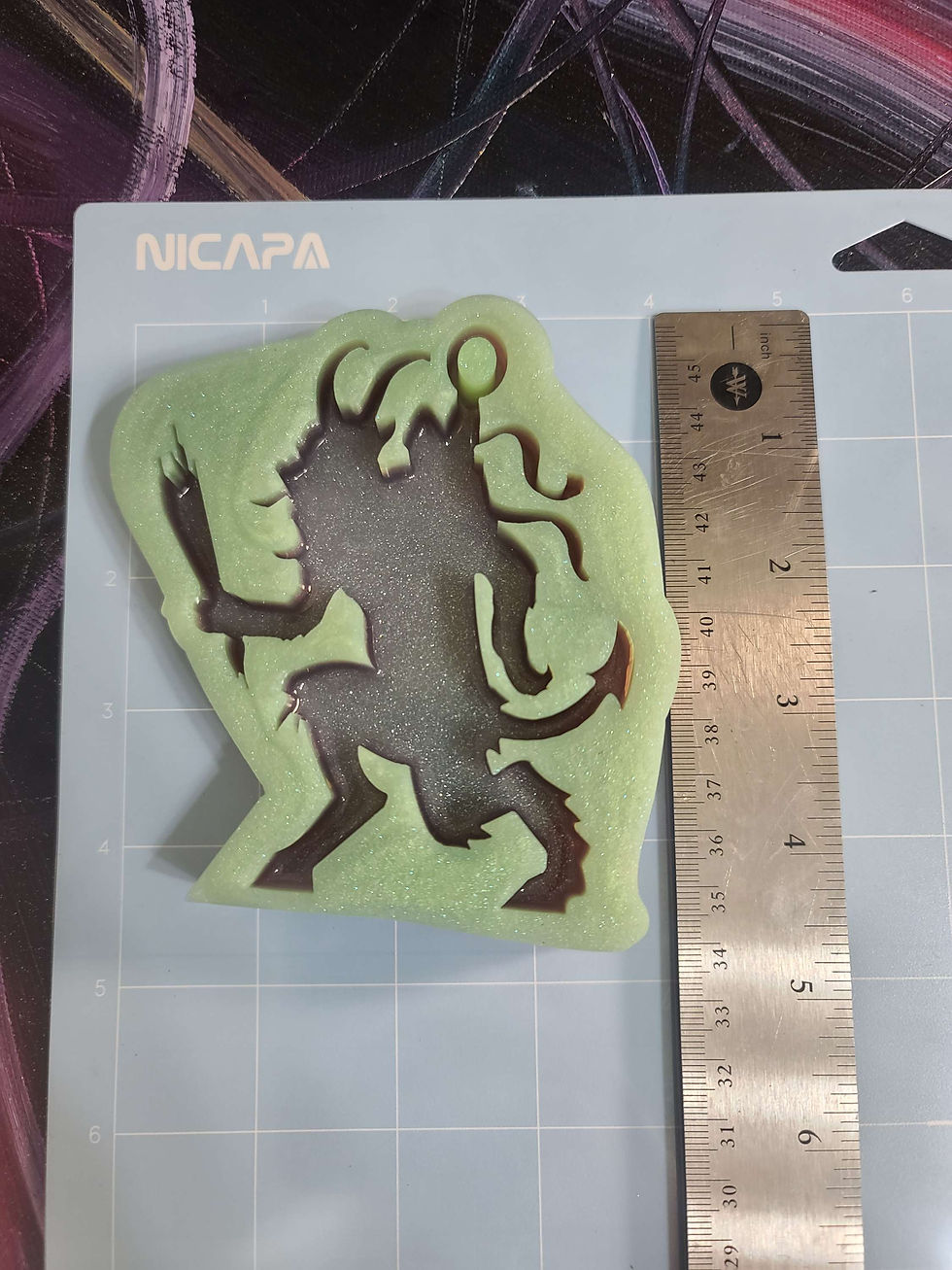 Thumbnail: Krampus Ornament Mold Handmade Silicone Mold
