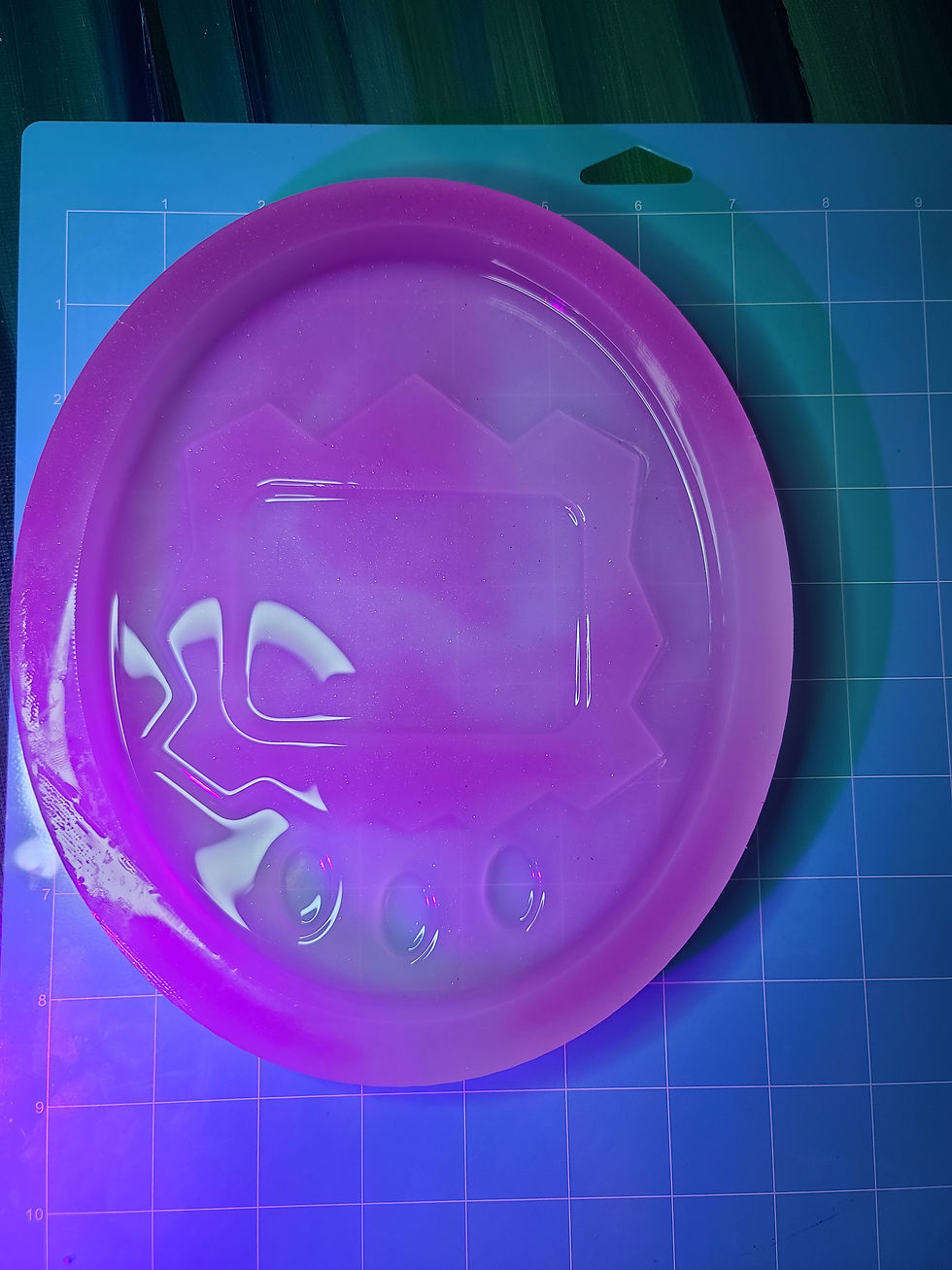 Thumbnail: XL Tamagotchi Handmade Silicone Mold Shiny 