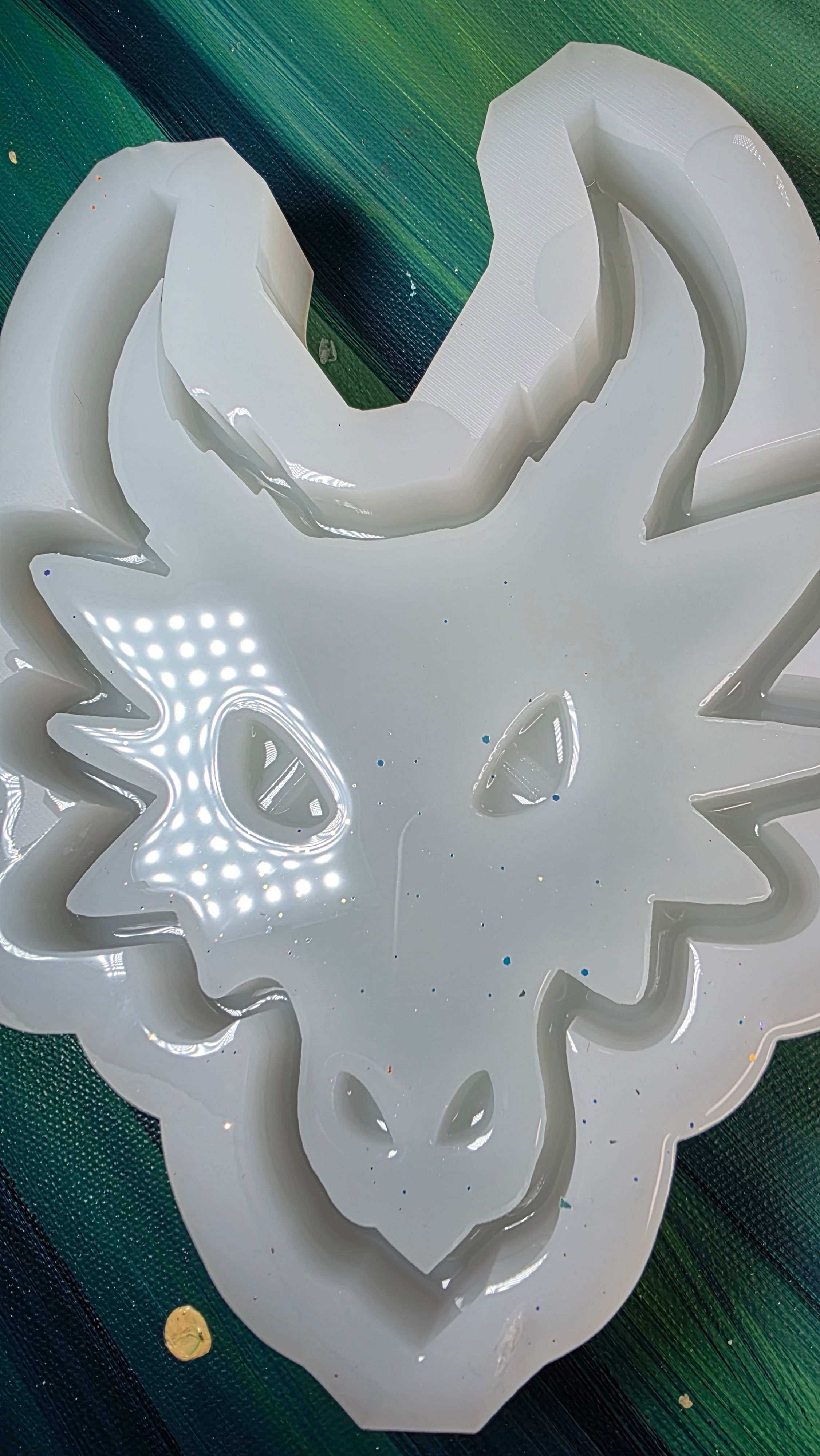 XL Dragon Head Tray 3d Glossy Handmade Silicone Mold