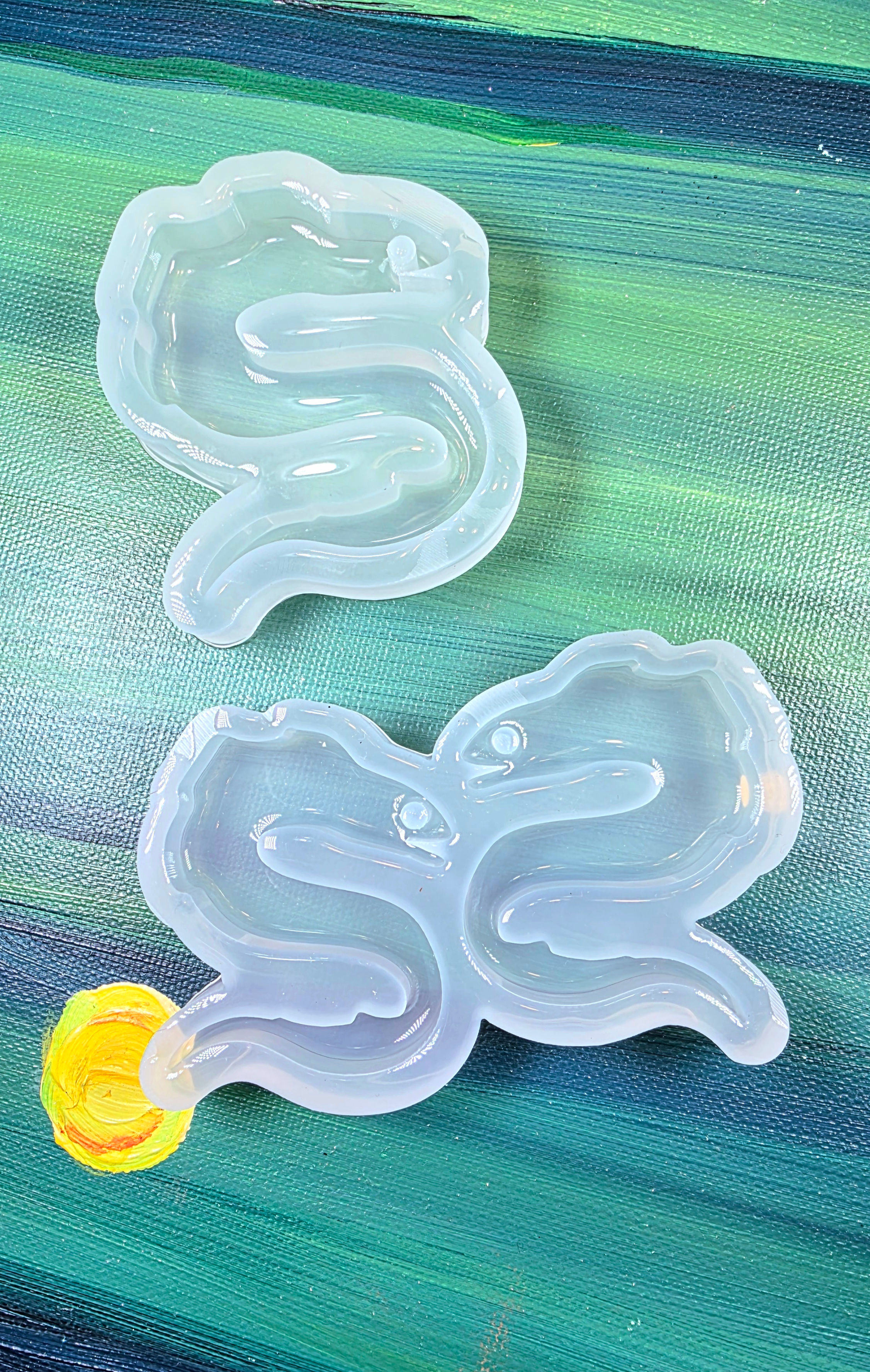 Moray Eel Glossy Handmade Silicone Mold Clear uv Choose Design