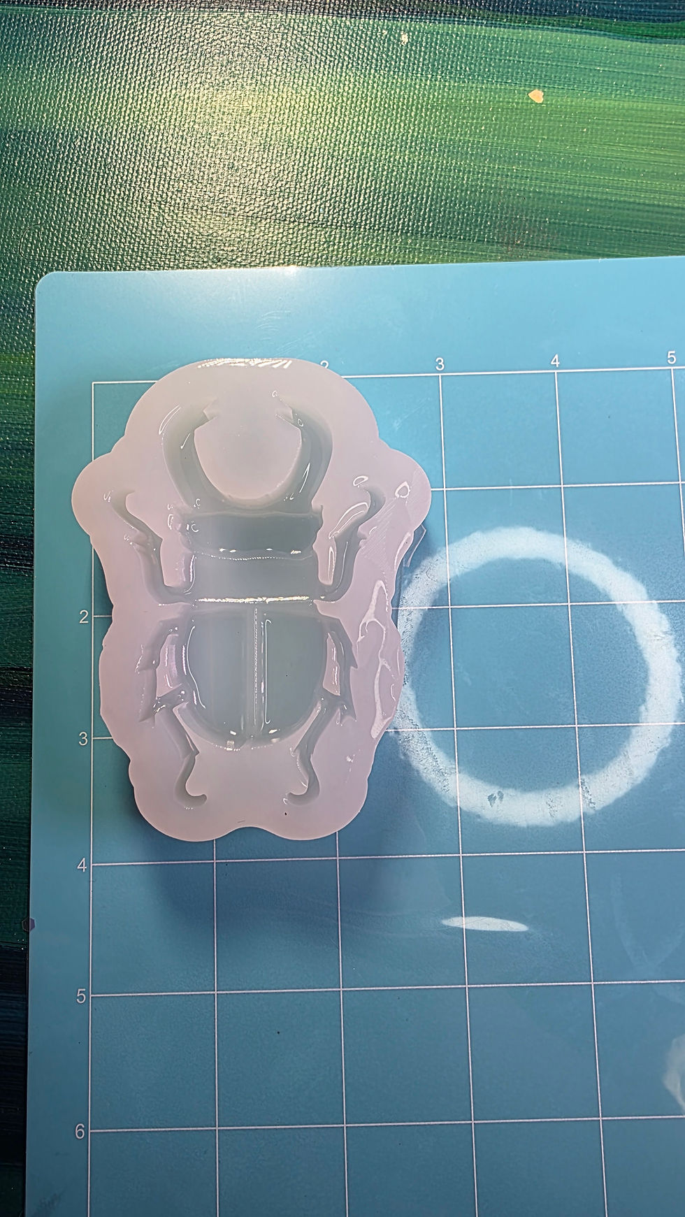 Thumbnail: Staghorn Beetle Domed 3D Handmade Silicome Mold