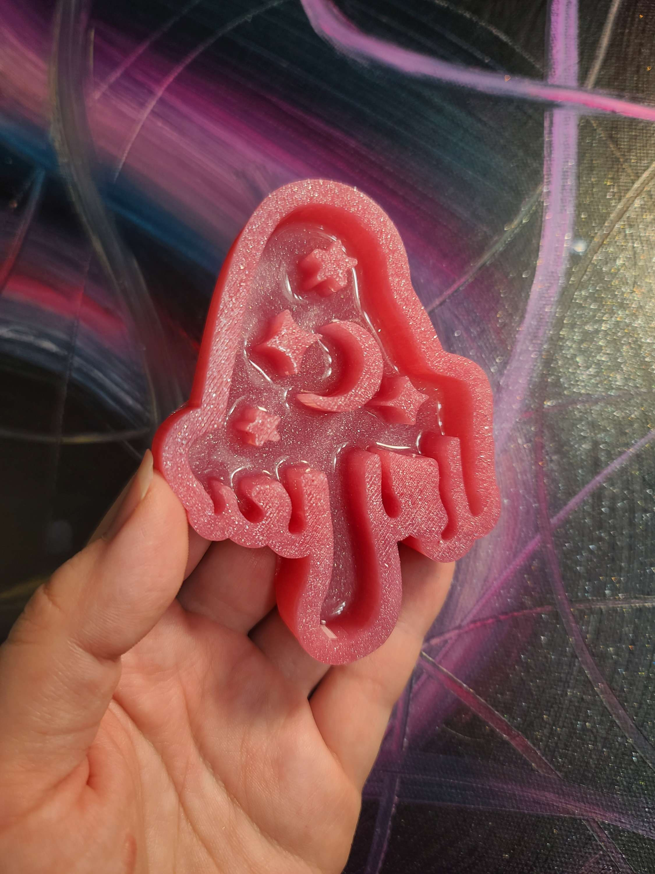 Drippy Galaxy Mushroom Silicone Mold