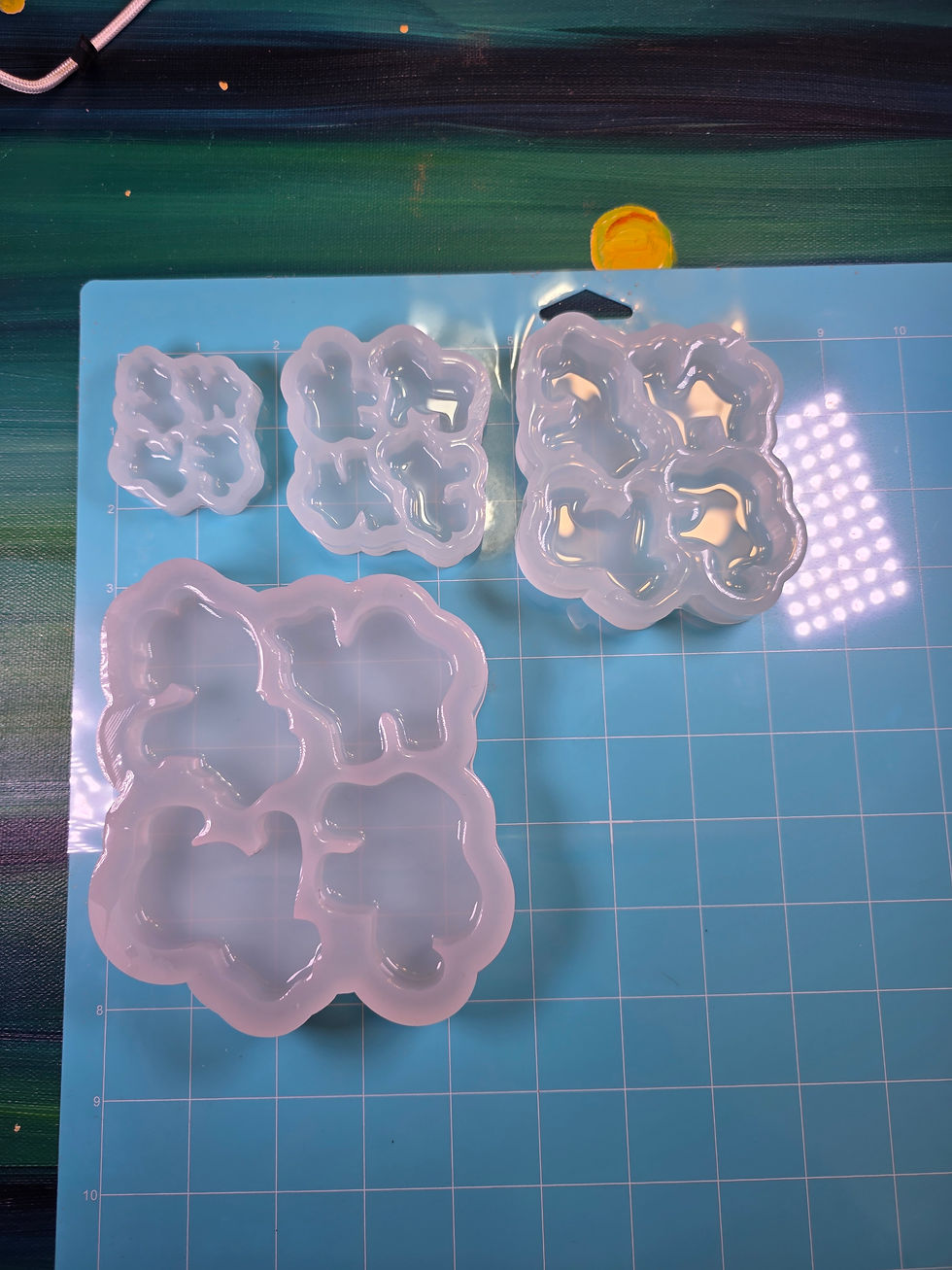 Thumbnail: Animal Crackers Glossy Mold Handmade Silicone Mold Choose Size Keychain Magnet