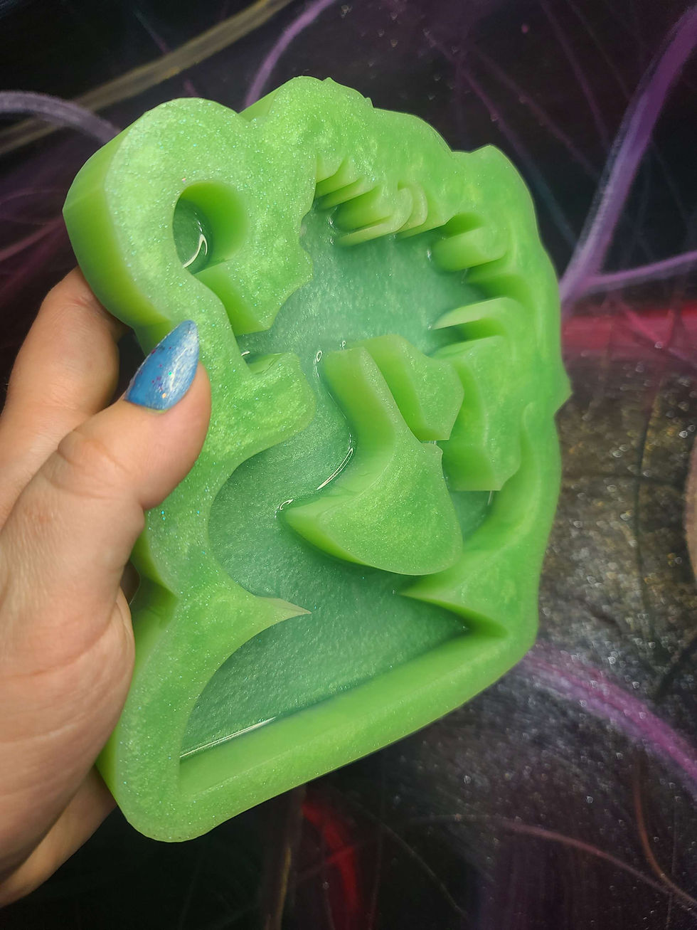 Thumbnail: XL Mermaid Mold Standing Deep Siren Silicone Mold