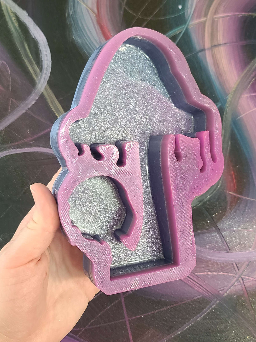 Thumbnail: XL Drippy Mushroom -Deep Standing Silicone Mold