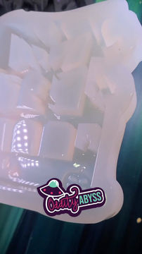 Thumbnail: XL 3D Haunted House Shelf Standing Glossy Handmade Silicone Mold