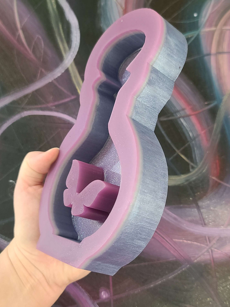 Thumbnail: XL Moth Potion - Deep Standing Silicone Mold