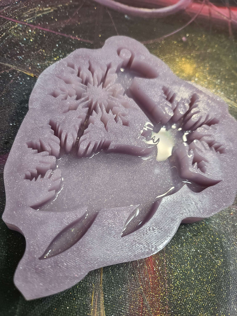 Thumbnail: Nessie Snowflake Ornament Mold