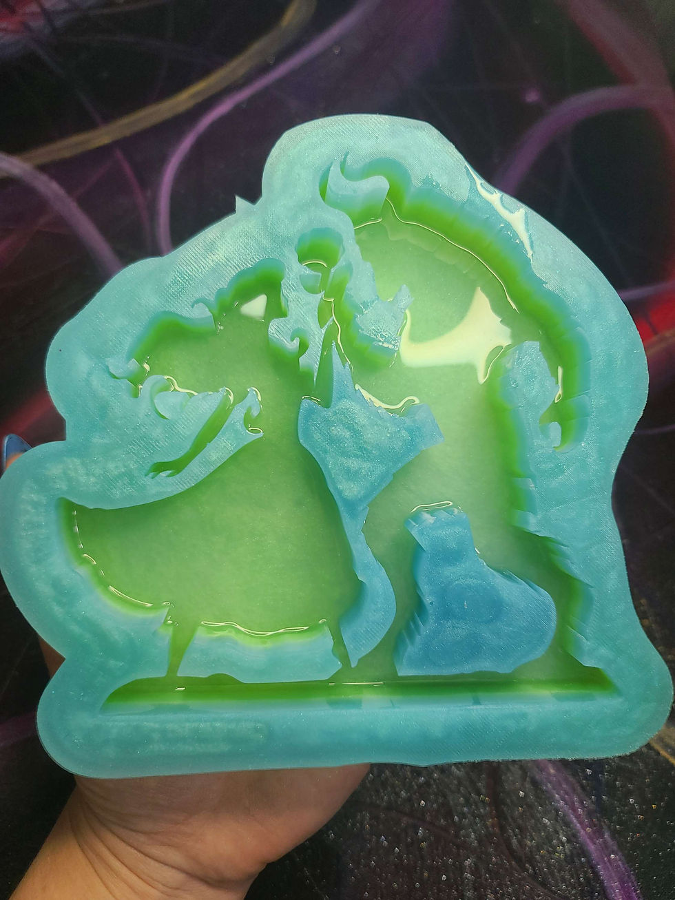 Thumbnail: XL Beauty Beast Standing Mold Deep Silicone Mold Rose