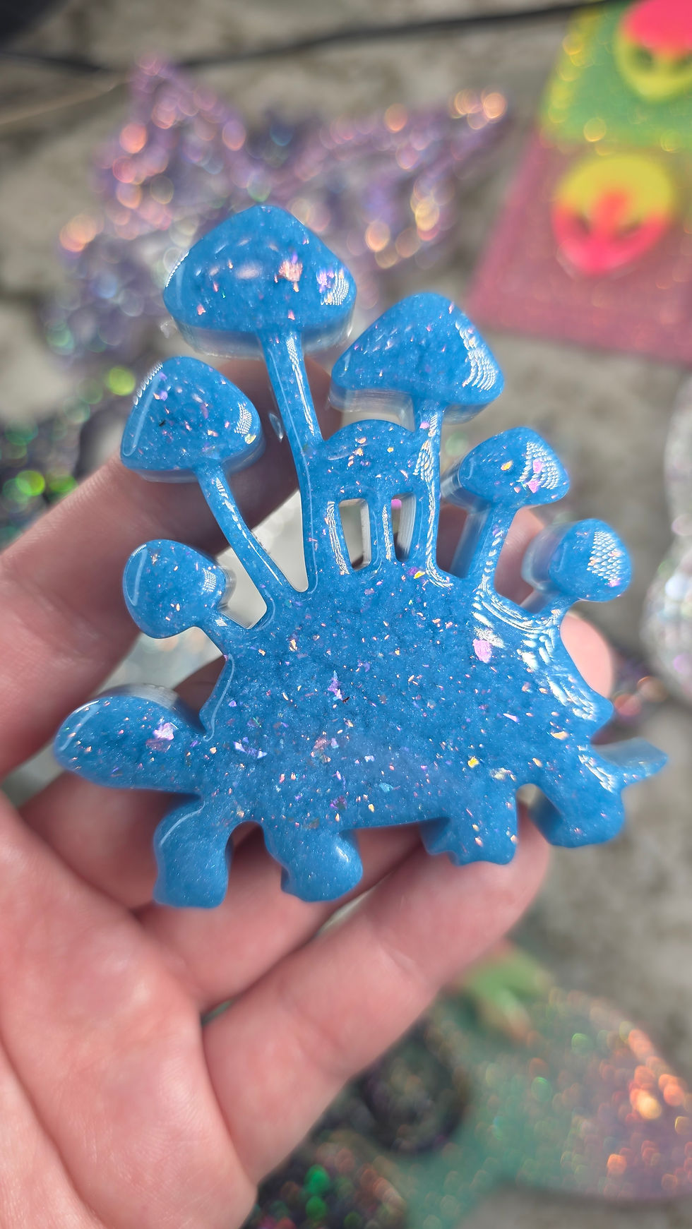 Thumbnail: MOLD Mushroom Turtle 3D Standing Handmade Silicone Mold