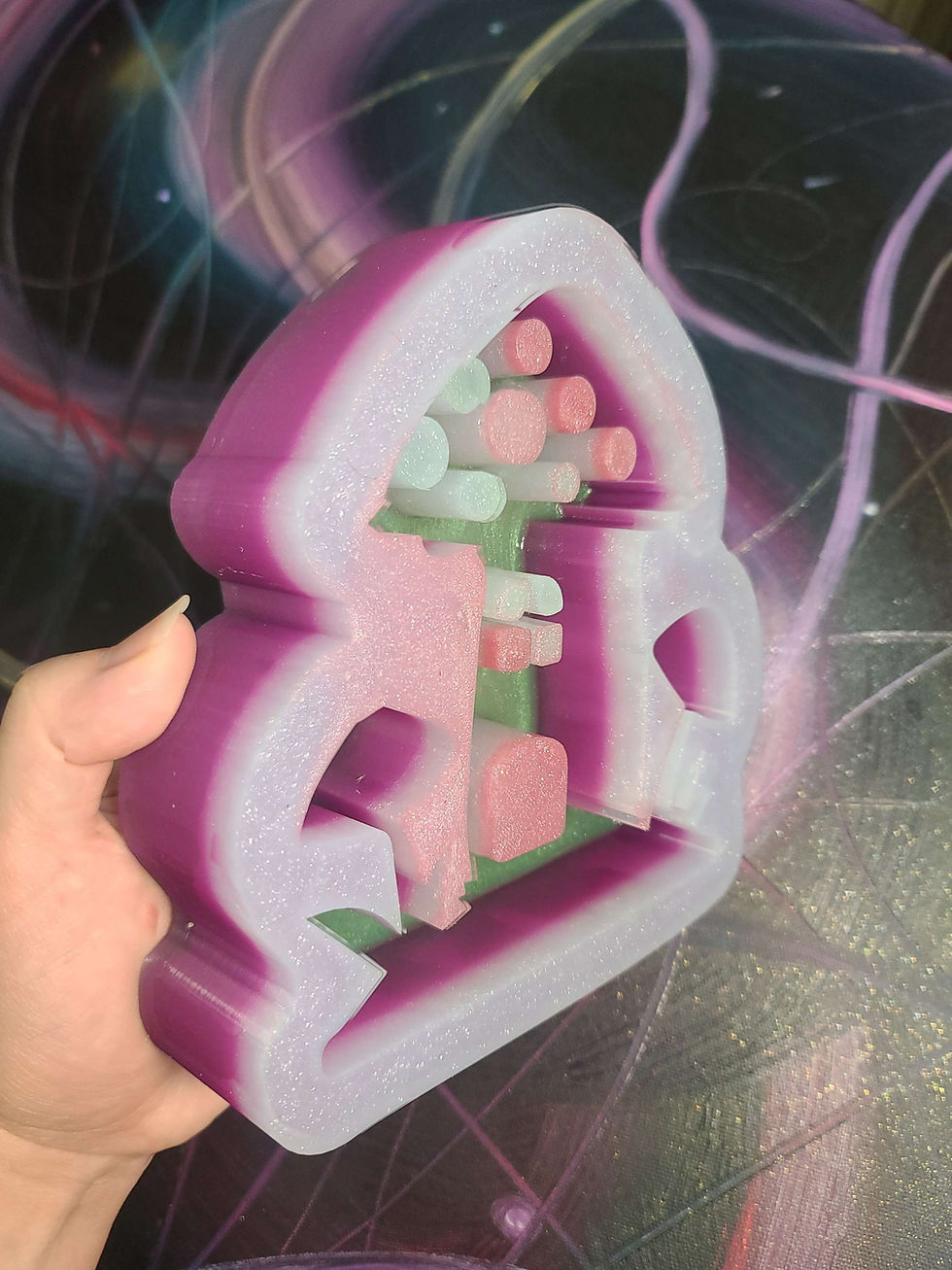 Thumbnail: XL Mushroom Fairy House Silicone Mold - Deep Standing Mold