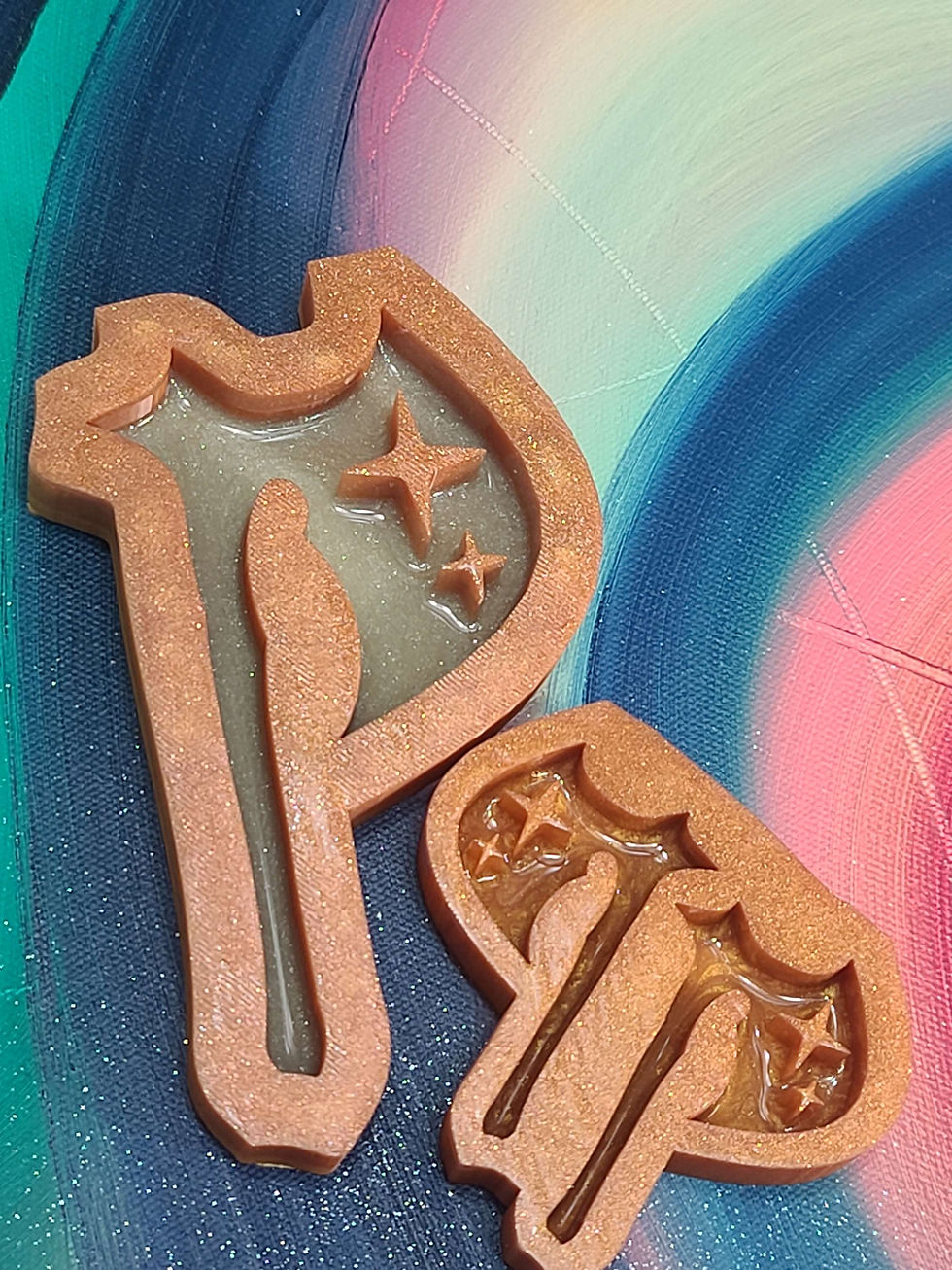 Thumbnail: Battle Axe Silicone Mold Choose Design Earring Keychain Epoxy Resin Molds