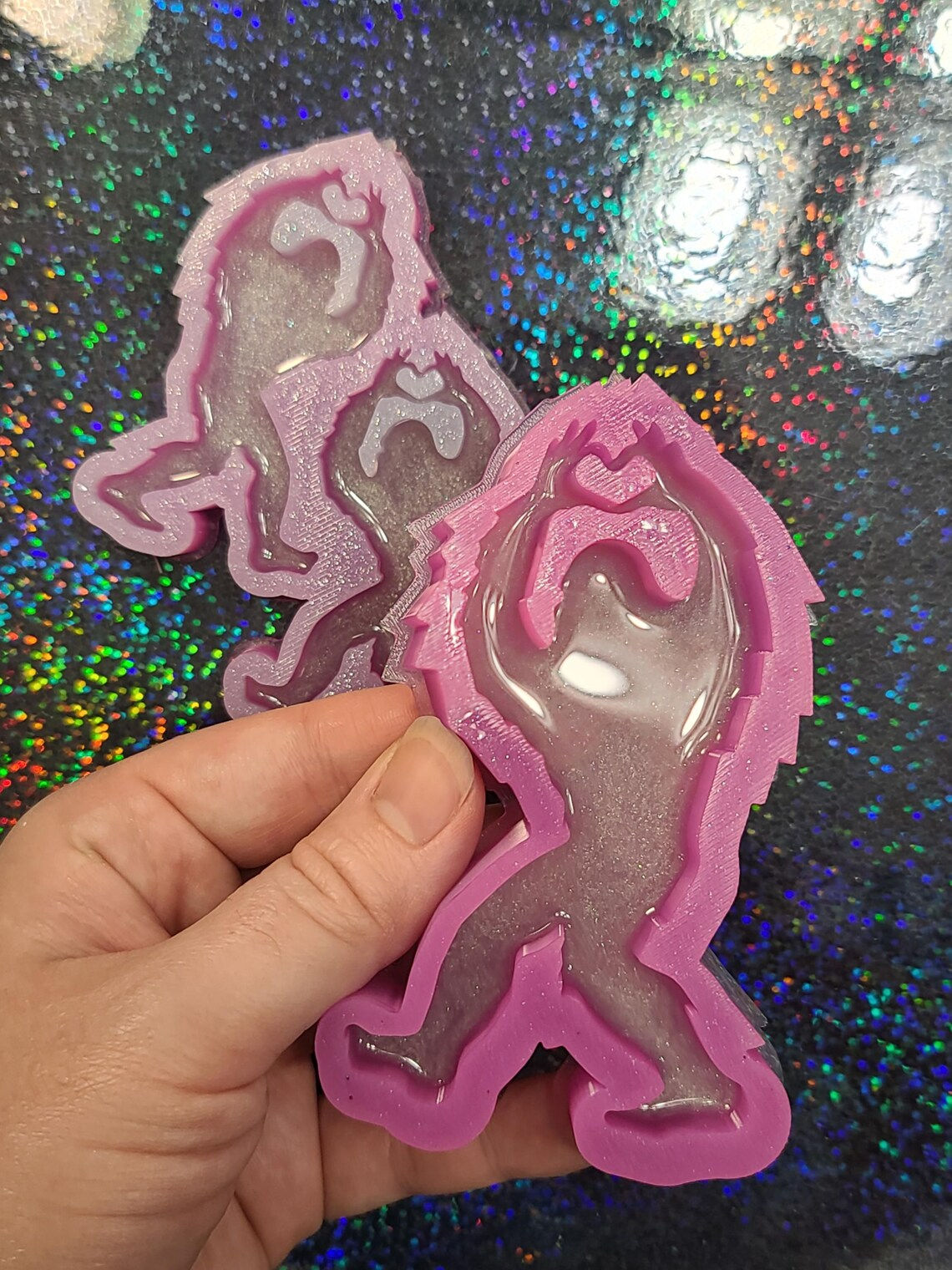 Bigfoot Silicone Mold – Glossy Handmade Silicone Mold – Cryptid Shape