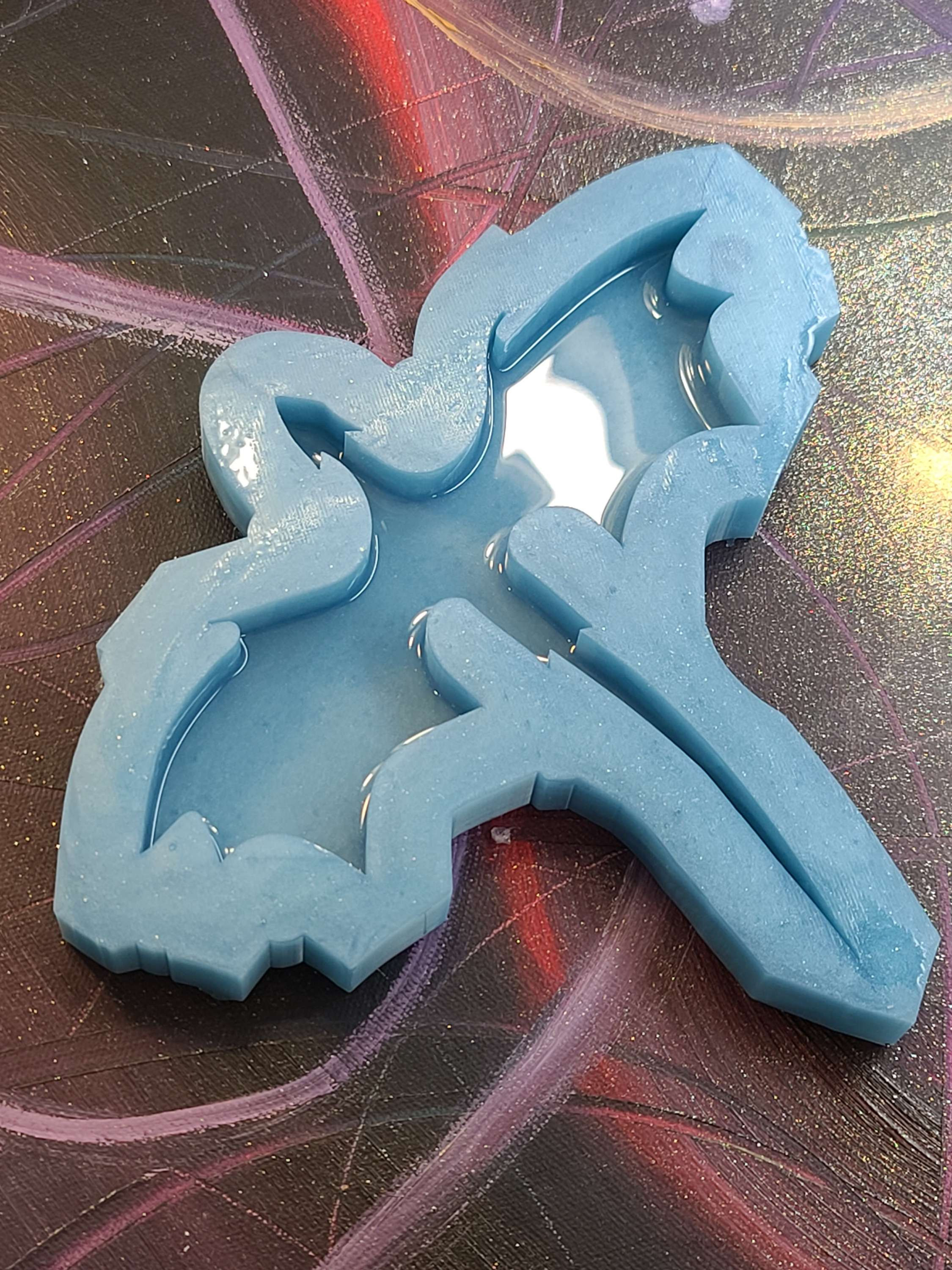 XL Dragon Silicone Handmade Mold Glossy Flying Dragon Mold