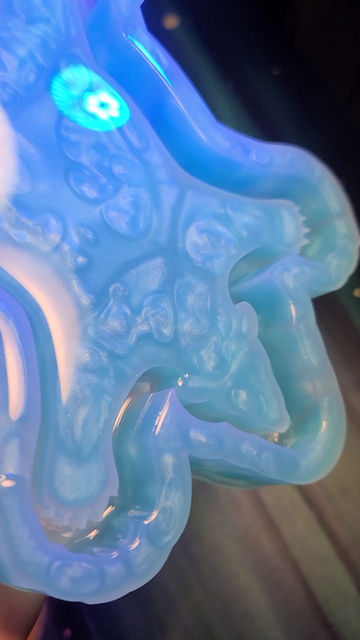 Thumbnail: XL Bear Rug Tray Domed Glossy Handmade Silicone Mold