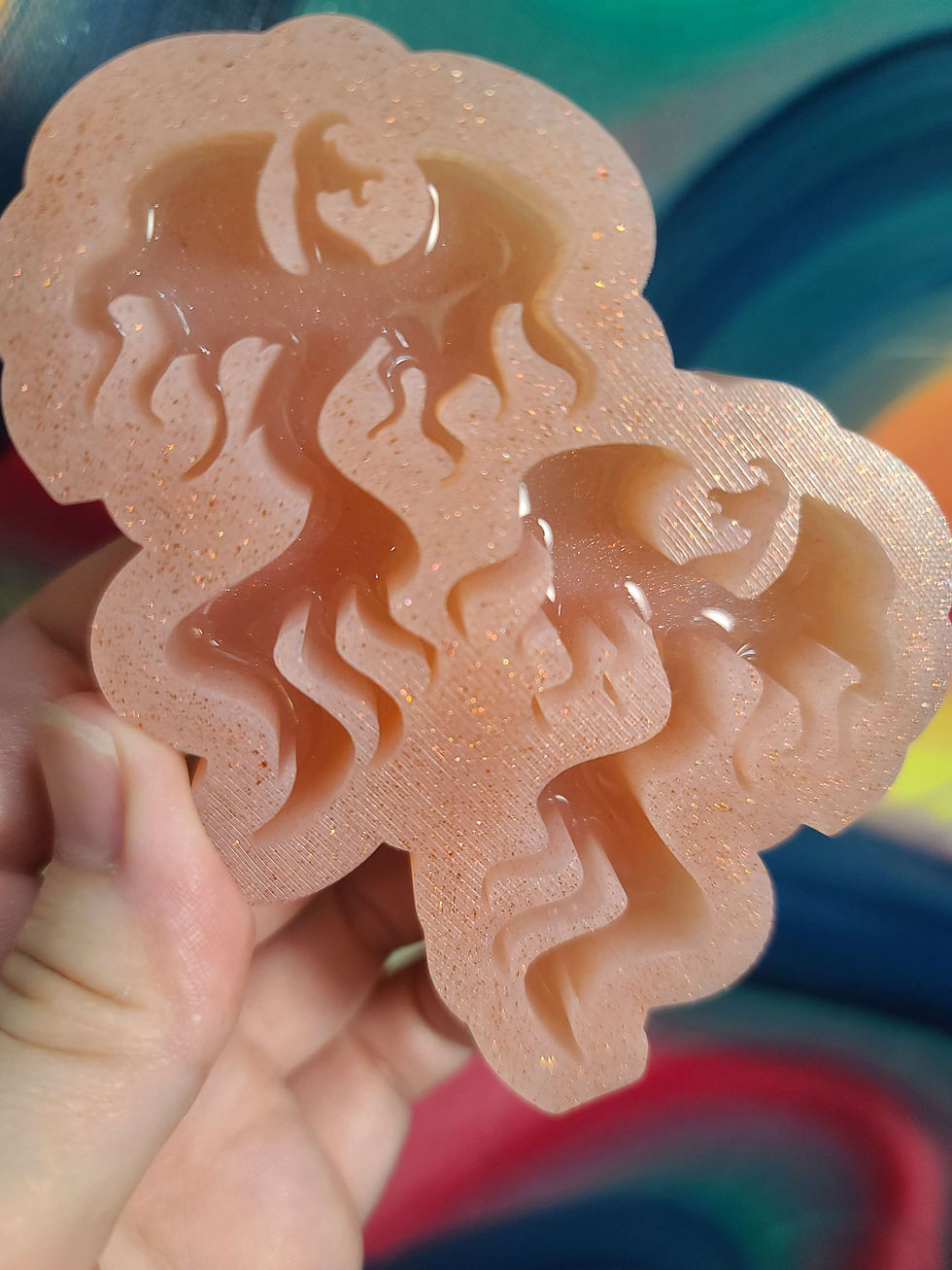 Thumbnail: Phoenix Set Earring Mold Magnet Epoxy Resin