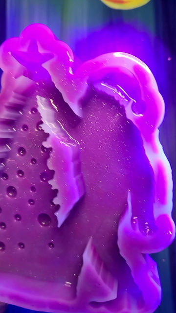 Thumbnail: XL Bigfoot Christmas Tree Standing Glossy Handmade Silicone Mold