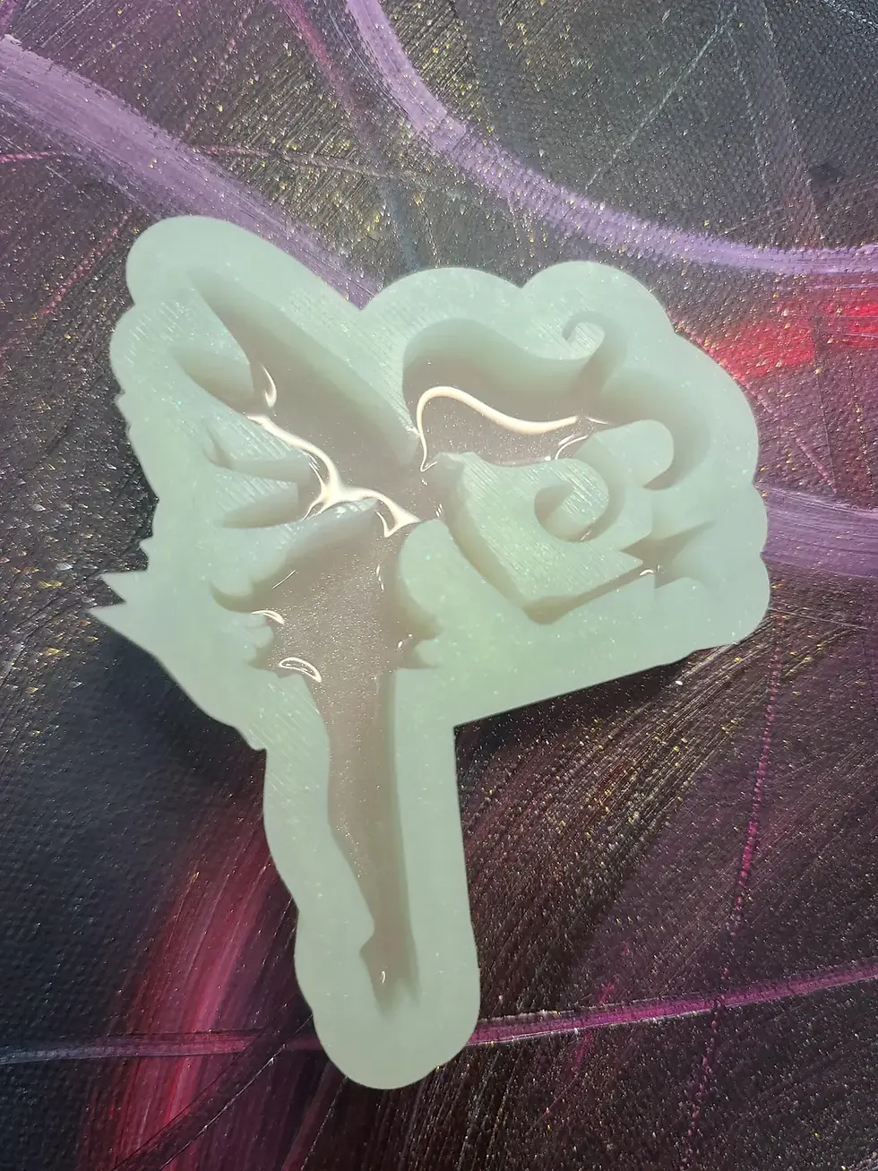 Thumbnail: Small Fairy Mold Handmade Star Wand Silicone Mold