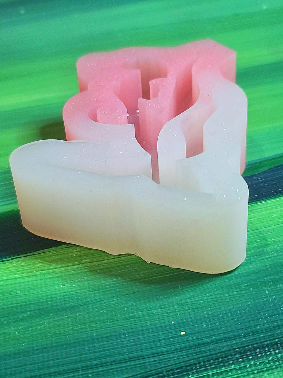 Thumbnail: Seahorse Standing Small Handmade Silicone Mold Beach Ocean Seahorse