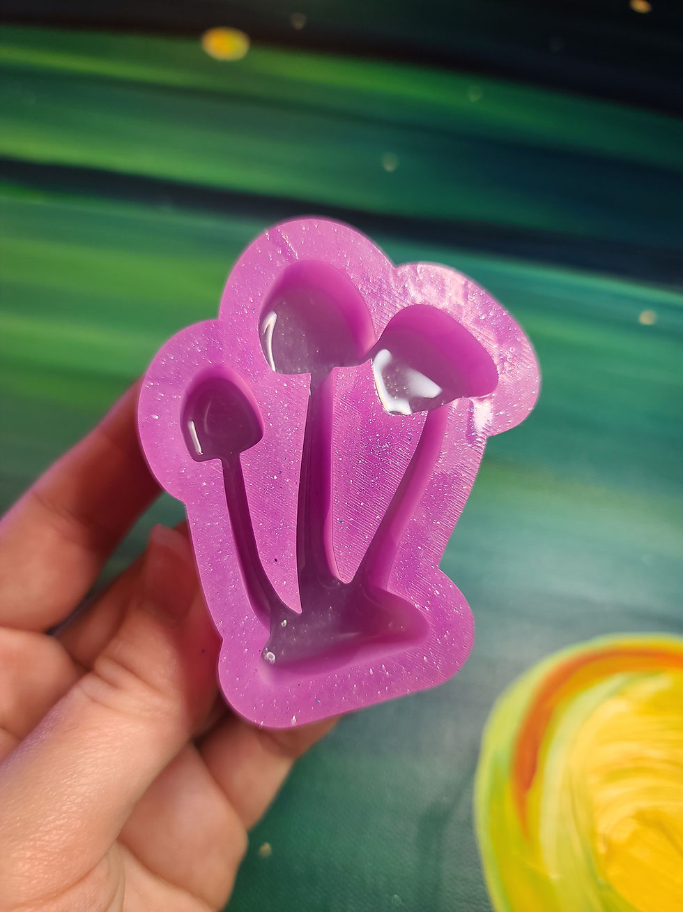Thumbnail: Mushroom Mold Standing Handmade Silicone Mold